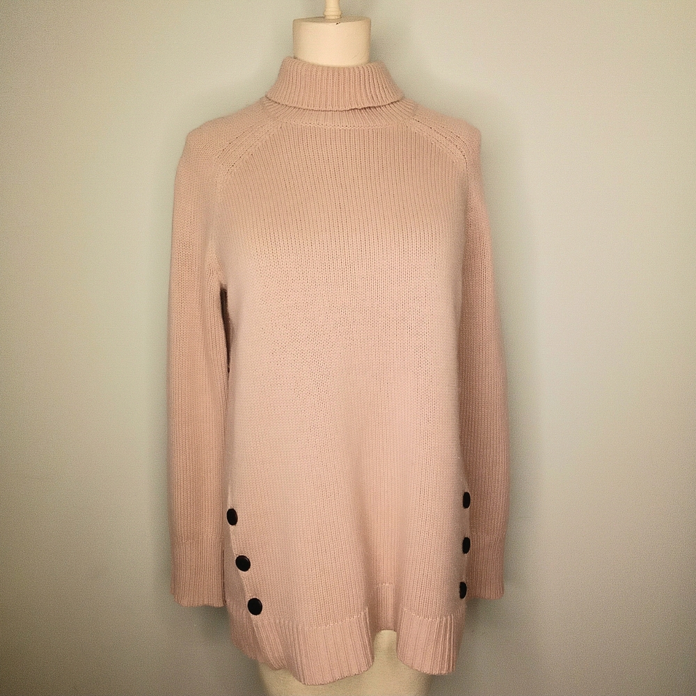 Garnet Hill Cashmere Turtleneck Sweater